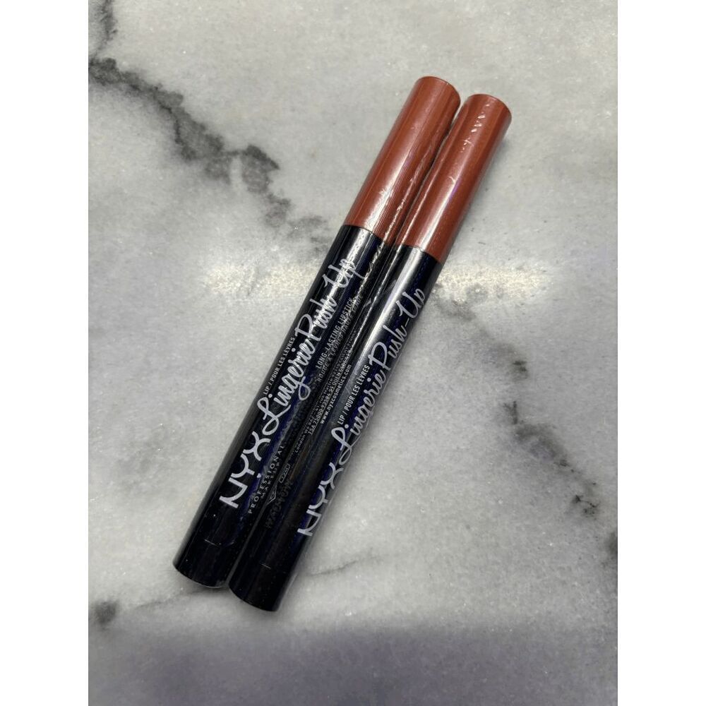 NYX Lingerie Push Up Long Lasting Lipstick Dusk to Dawn Lot of 2
